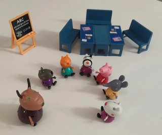 Peppa Pig Aula Escolar Completa Madame Gazelle