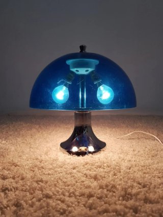 Lámpara Space Age IXQ. Vintage, 70s.