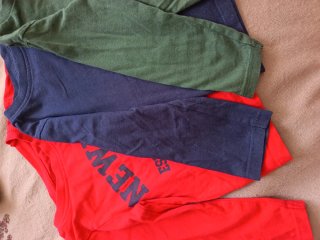 Ropa de niño, 3 camiseta fina del  algodón