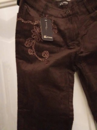 Pantalón mujer marrón