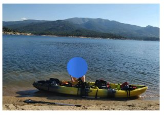 Kayak Merlín 2 adultos y 1 niño
