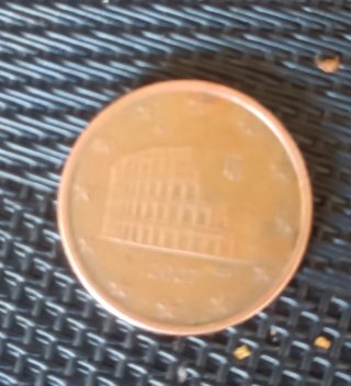 Moneda 5 céntimos Europa Coliseo