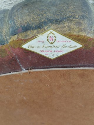 Espejo Ovalado Dorado Años 50