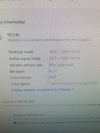 Monitor LG Flatron W2246 1920x1080