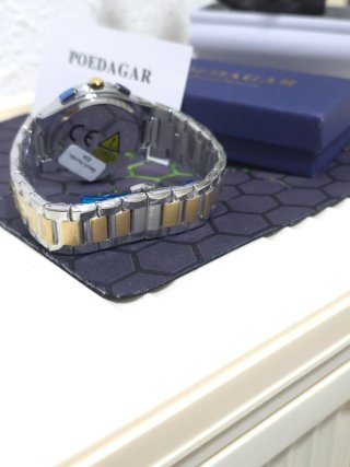 Reloj POEDAGAR Hombre Azul y Dorado