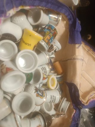 Lote de dedales coleccionables se escuchan ofertas