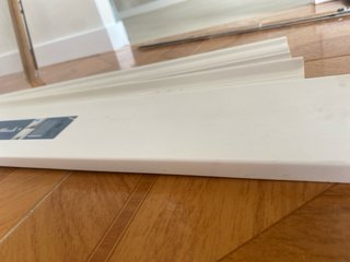 Rodapié blanco 2.20m