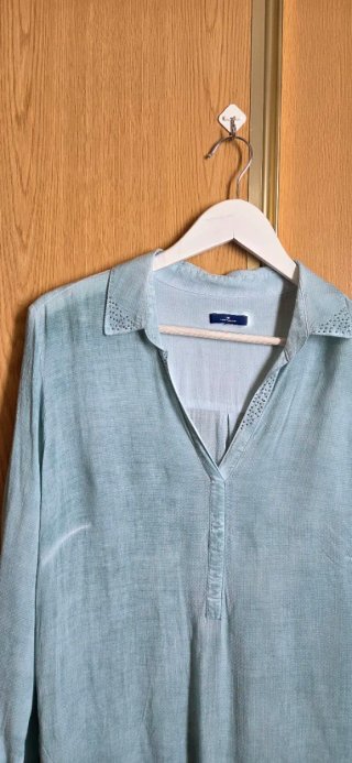 Blusa Tom Tailor Talla XL Verde Azulado