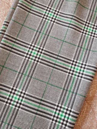 Coordinato top fascia e pantaloni tartan