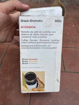 Molinillo de café Braun Aromatic