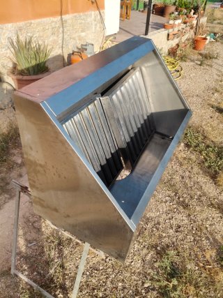 Campana extractora industrial acero inoxidable