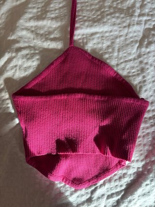 Top rosa halter