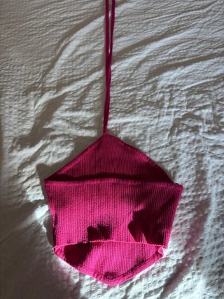 Top rosa halter