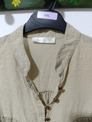 Blusa Beige Mujer