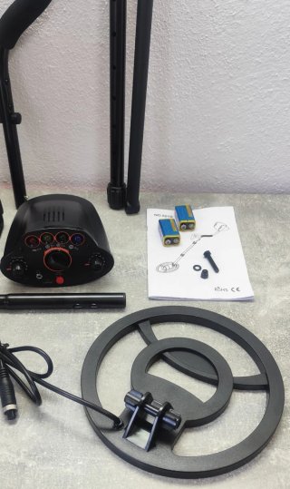 Detector de Metales MD-5010 con Luces LED