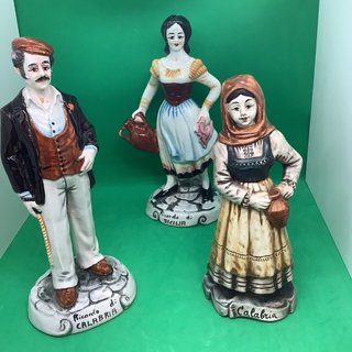 Lotto ceramiche d'arte Silvano Alyatino Caldon