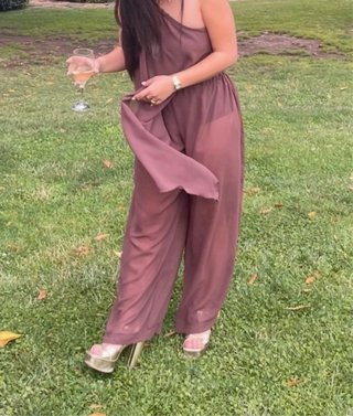 Conjunto Gasa Hecho a Mano Marrón Talla Única