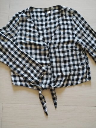 Conjunto Camisa Cuadros y Vaquero de mujer T 42