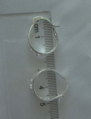 Pendientes Aro Plata Calados - Nuevos