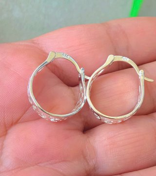 Pendientes Aro Plata Calados - Nuevos