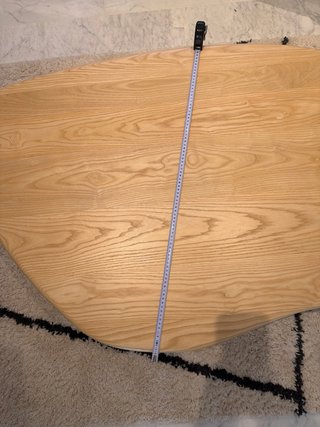 Mesa de centro de madera orgánica