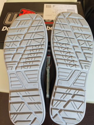 Zapatos de seguridad U-POWER grises y rojos 40