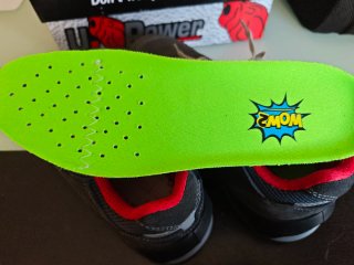 Zapatos de seguridad U-POWER grises y rojos 40