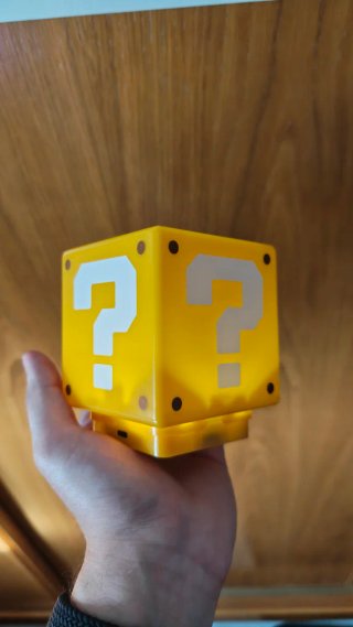 Lámpara interrogacion Super Mario Bros.