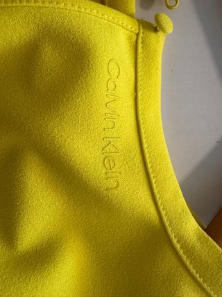 Vestido Calvin Klein Amarillo