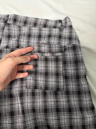 Bermudas cuadros anchos