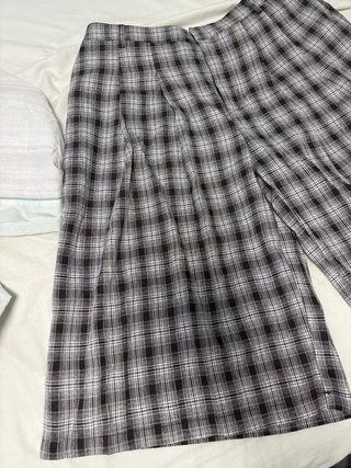 Bermudas cuadros anchos