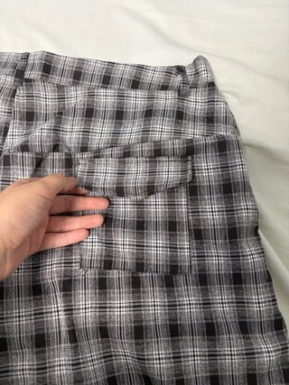 Bermudas cuadros anchos