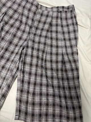 Bermudas cuadros anchos