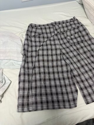 Bermudas cuadros anchos