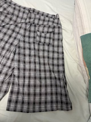 Bermudas cuadros anchos
