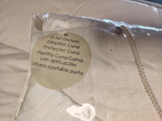 Conjunto Chichonera Cuna 4 Piezas
