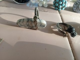Lote Anillos Bisutería y Plata Ajustables