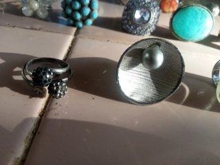 Lote Anillos Bisutería y Plata Ajustables