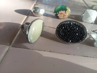 Lote Anillos Bisutería y Plata Ajustables