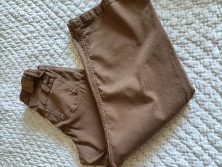 Pantalón ancho marrón
