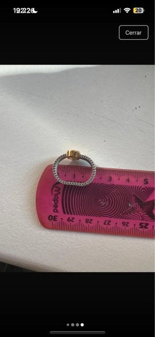 Anillo Tous Oso Dorado y Plateado