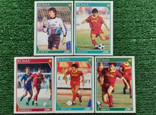 5 Carte Score 92 Roma Calcio Figurone