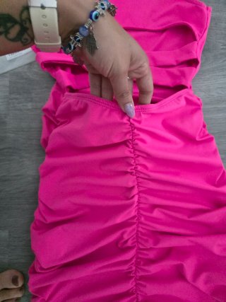 Vestido fucsia