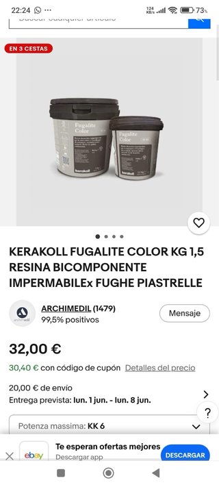 Kerakoll Fugalite Color KG 1,5 Resina