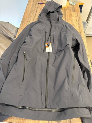 Chaqueta Quechua MH900 impermeable M gris