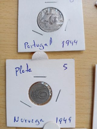 5 Monedas Plata Varios Países