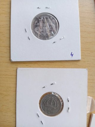 5 Monedas Plata Varios Países