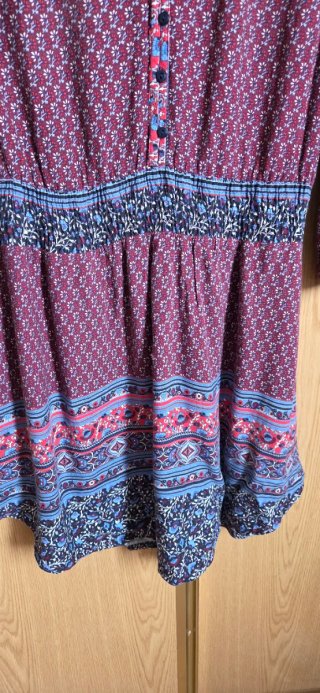 Vestido Bershka estampado talla M