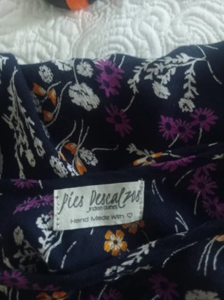 Abito lungo donna smanicato floreale