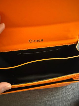 Bolso Guess Naranja Cadena